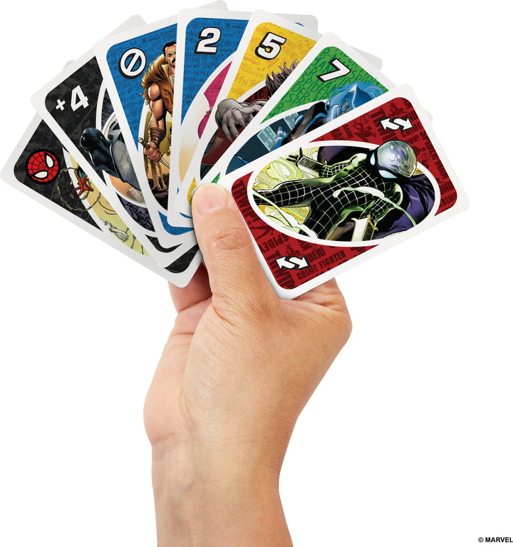  UNO The Amazing Spider-Man Card Game Shedding