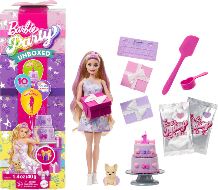 Barbie Party Unboxed Doll and Accessories