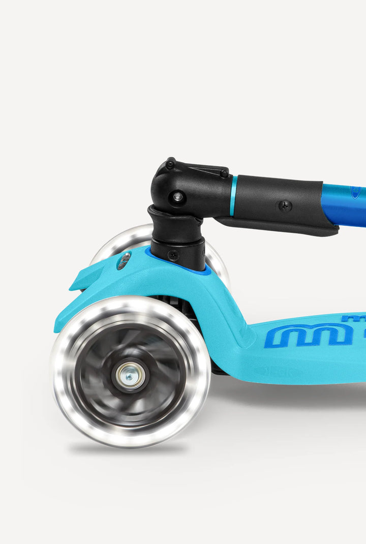 Maxi Bright Blue Foldable LED Scooter