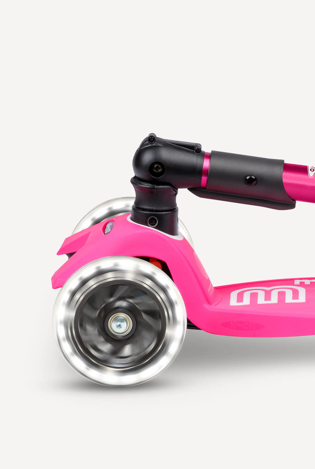 Maxi Shocking Pink Foldable LED Scooter