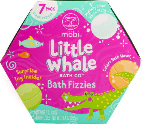 Little Whale Bath Co. Bath Fizzies - 7 Pack