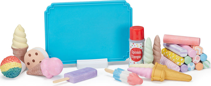 Ice Cream Shop Chalk Play Set