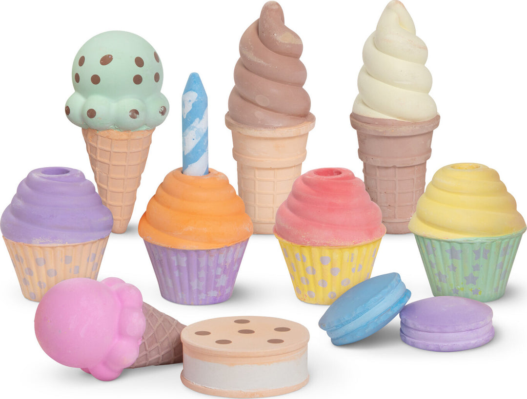 Ice Cream & Cake Chalk Set