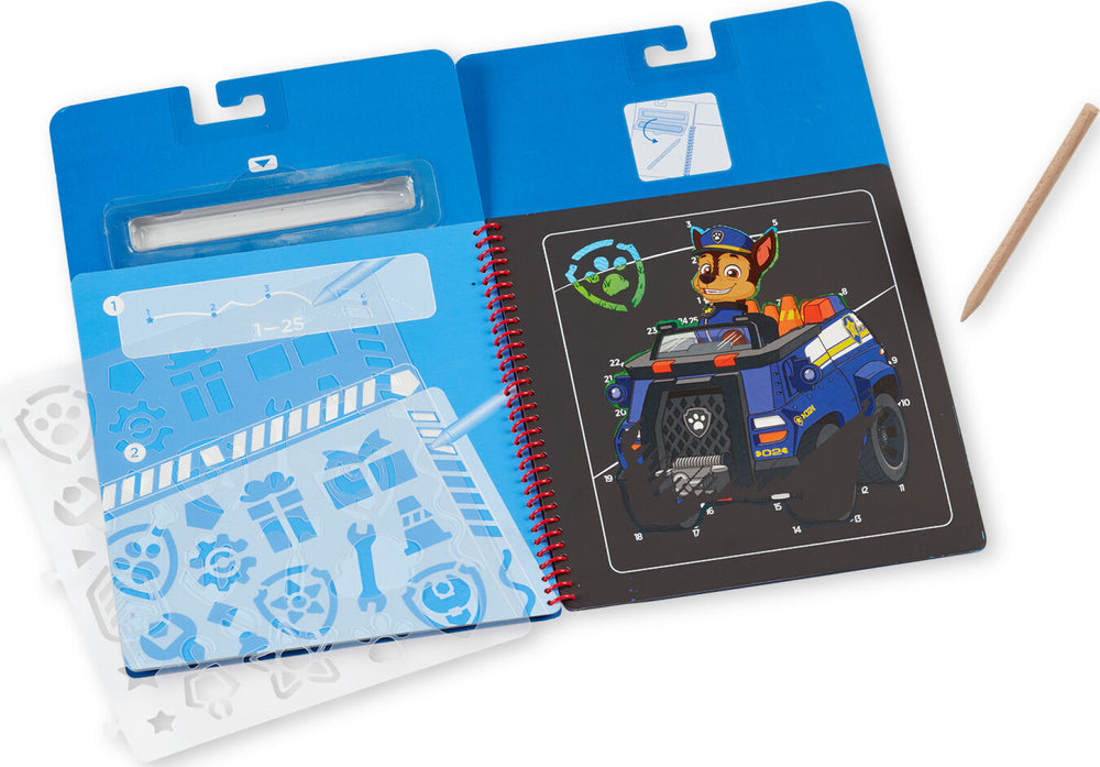 Paw Patrol Scratch Art Pad - Chase