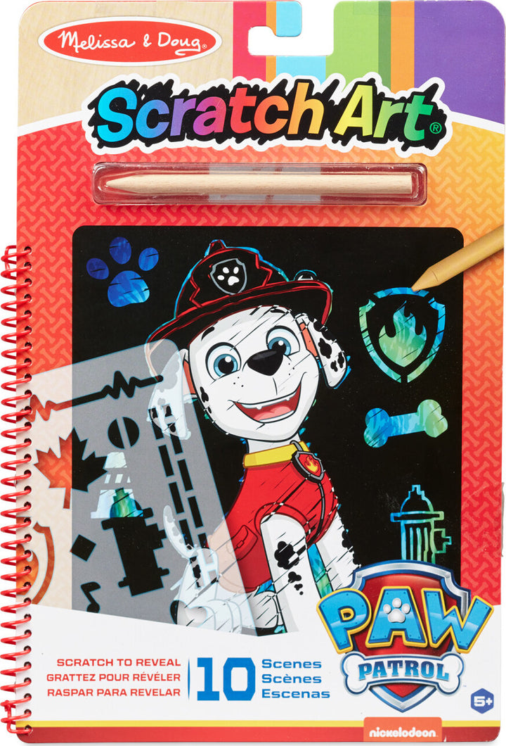 Paw Patrol Scratch Art Pad - Marshall