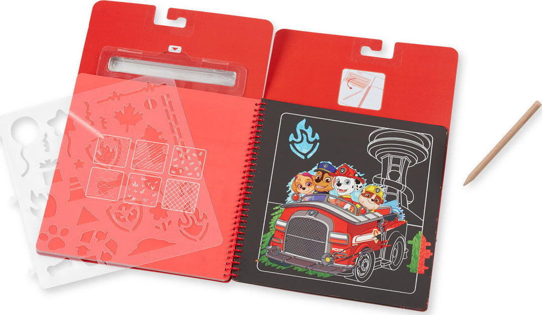 Paw Patrol Scratch Art Pad - Marshall