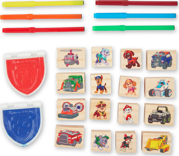 Paw Patrol Wooden Stamps Activity Set