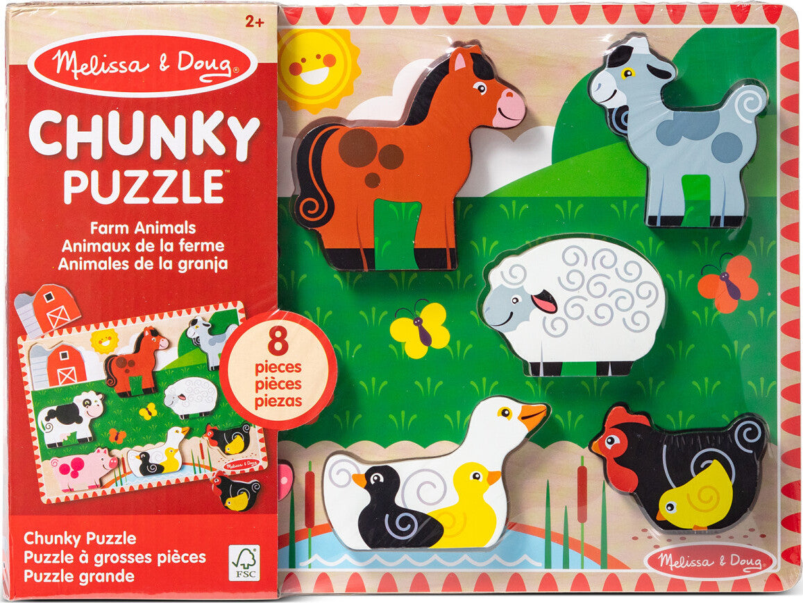 Farm Chunky Puzzle - 8 Pieces – Stevenson's Toys & Games