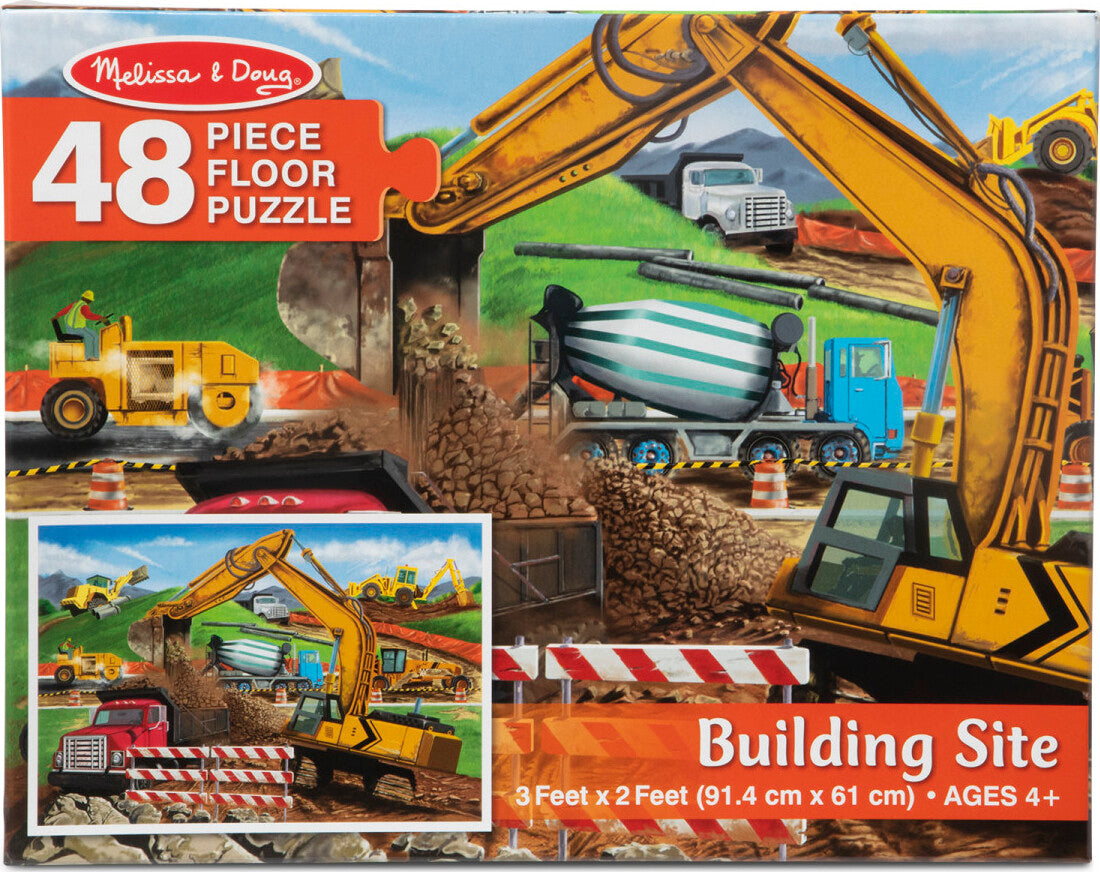 Building Site Floor Puzzle - 48 Pieces – Stevenson's Toys & Games