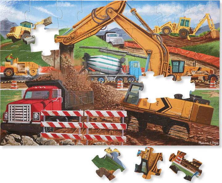 Building Site Floor Puzzle - 48 Pieces