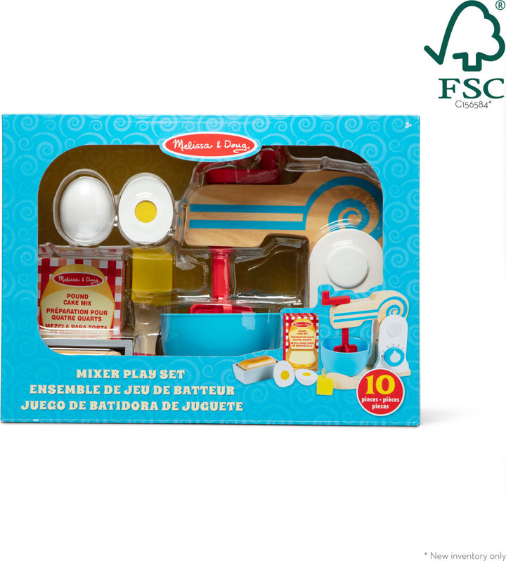 Make-a-Cake Wooden Mixer Set
