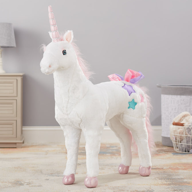 Giant Standing Plush Unicorn