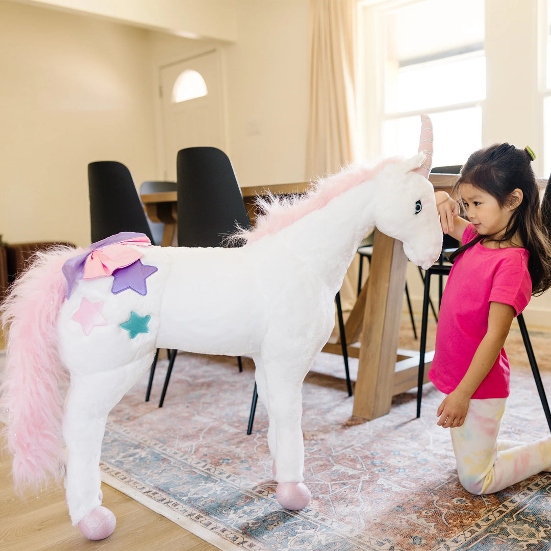 Giant Standing Plush Unicorn