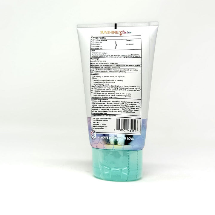 Mermaid Biodegradable Glitter Sunscreen SPF 50