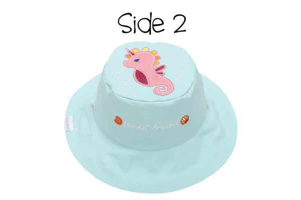 Reversible Mermaid/Seahorse Med 2-4 Sunhat