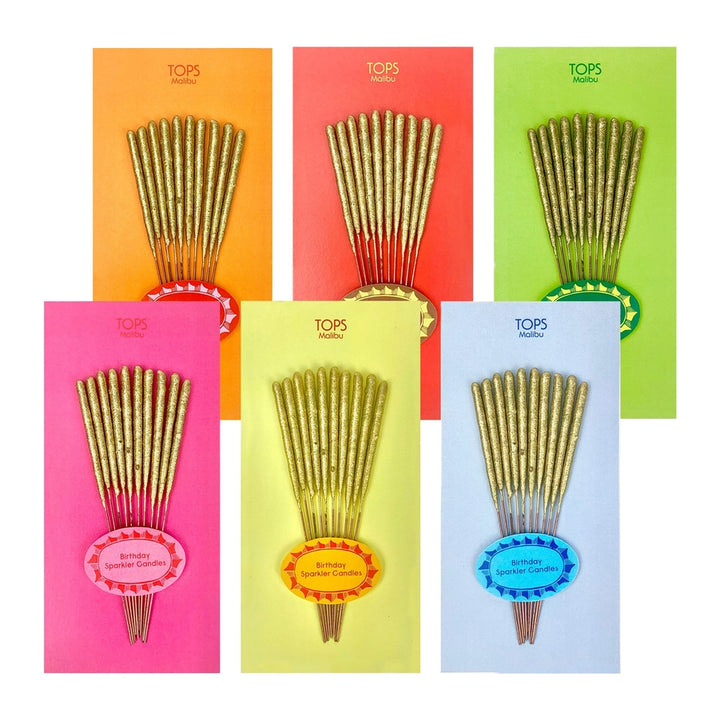 Mini Birthday Sparkler Candles 10pc Individual Package