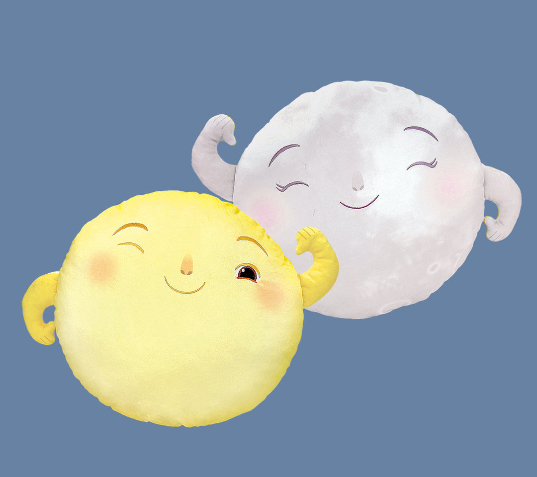Sun! One in a Billion / Moon! Earth's Best Friend Flip Plush