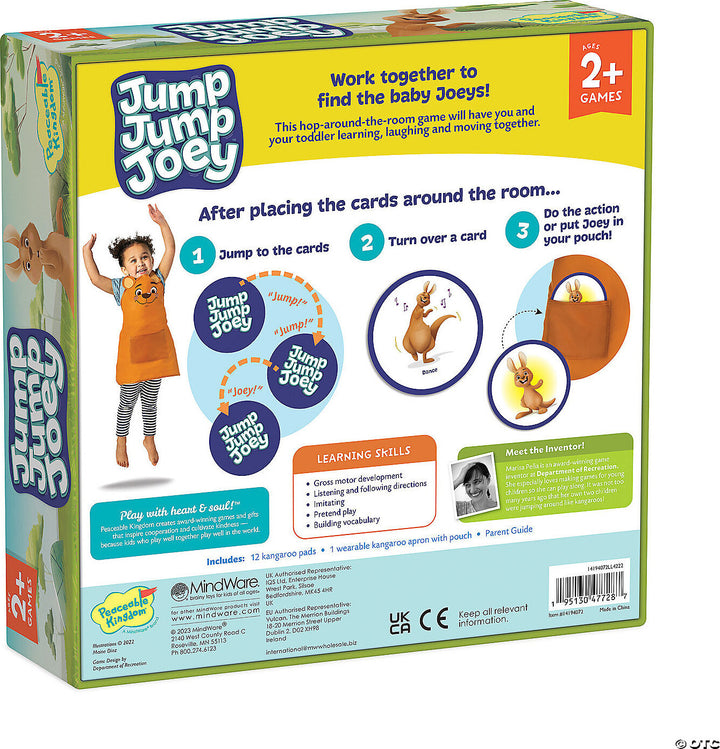 Jump Jump Joey Peaceable Kingdom Toddler Game