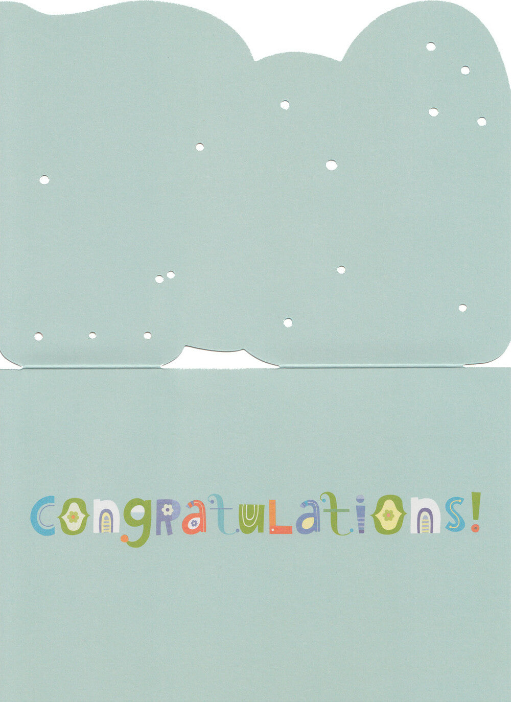 Baby Die-Cut Card