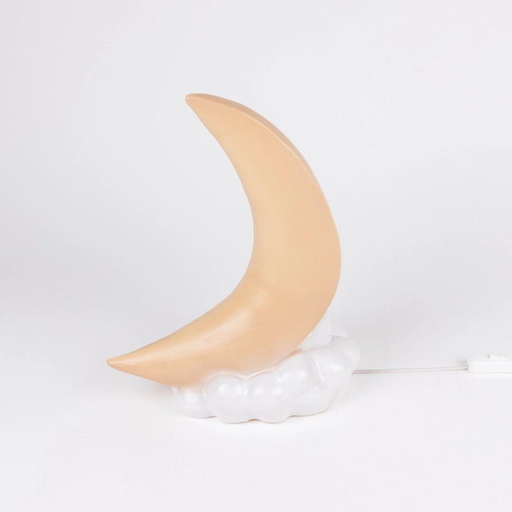 Crescent Moon Lamp W/Plug