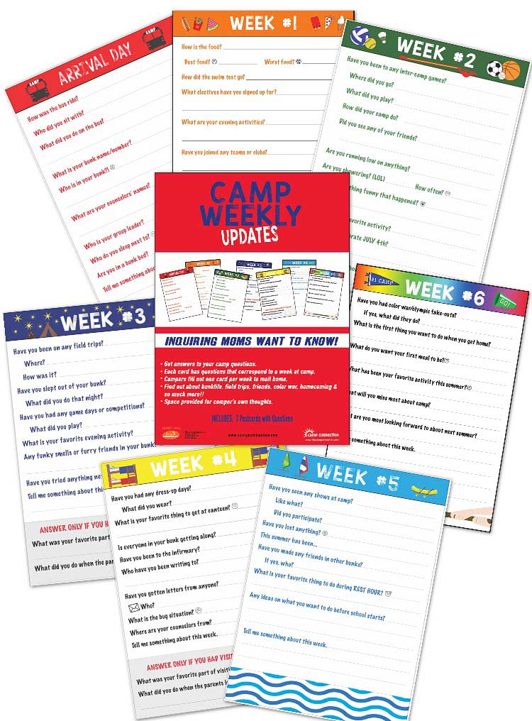 Camp Weekly Update Camp Stationary