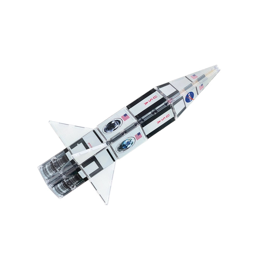 NASA Rocketship Magnatiles Set