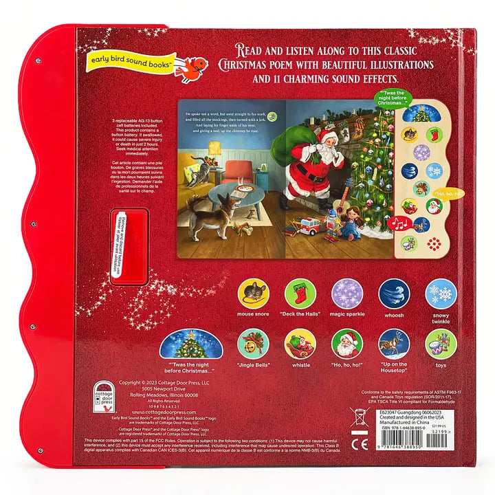 'Twas the Night Before Christmas Sound Board Book