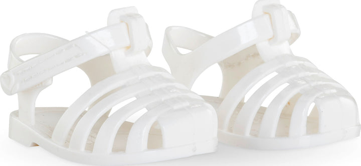 14" White Sandals