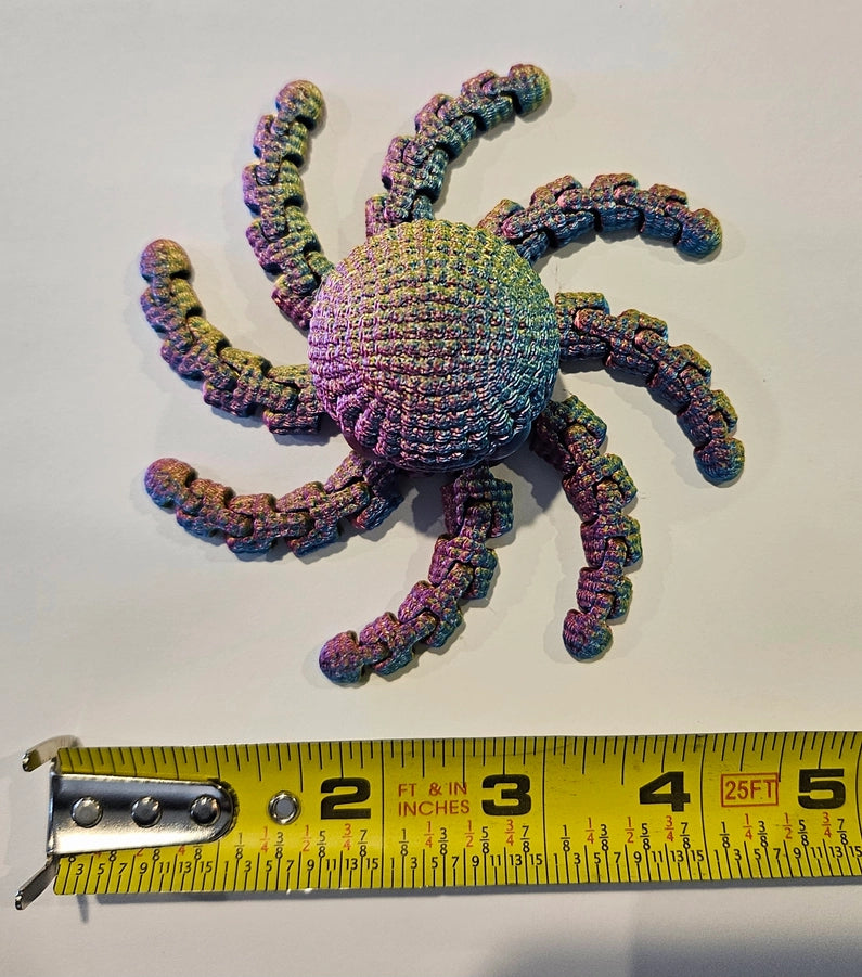 3D Articulated Octopus Fidget Assorted colors