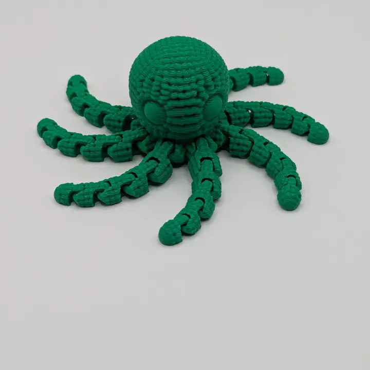 3D Articulated Octopus Fidget Assorted colors