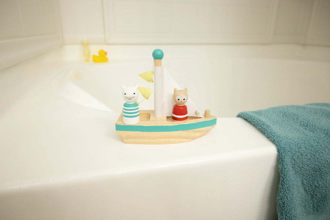 Owl & Cat Bath Toy