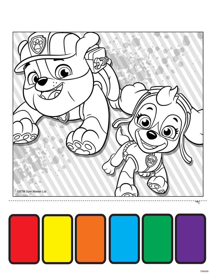 Paw Patrol Paint Book