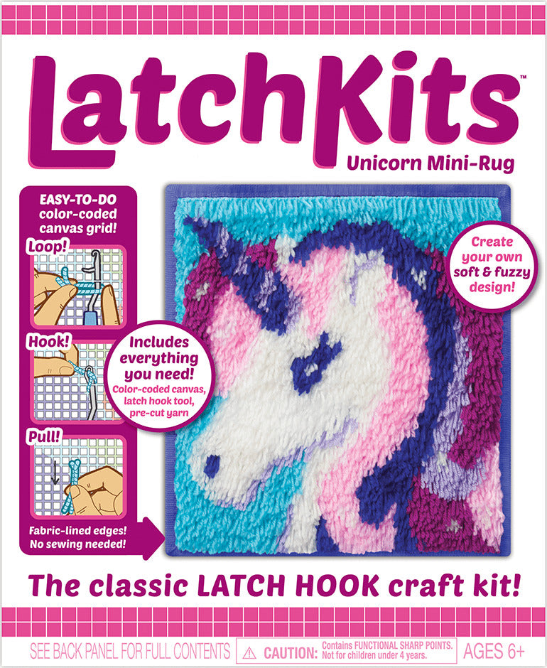 LatchKits™ Unicorn Latch Hook Kit