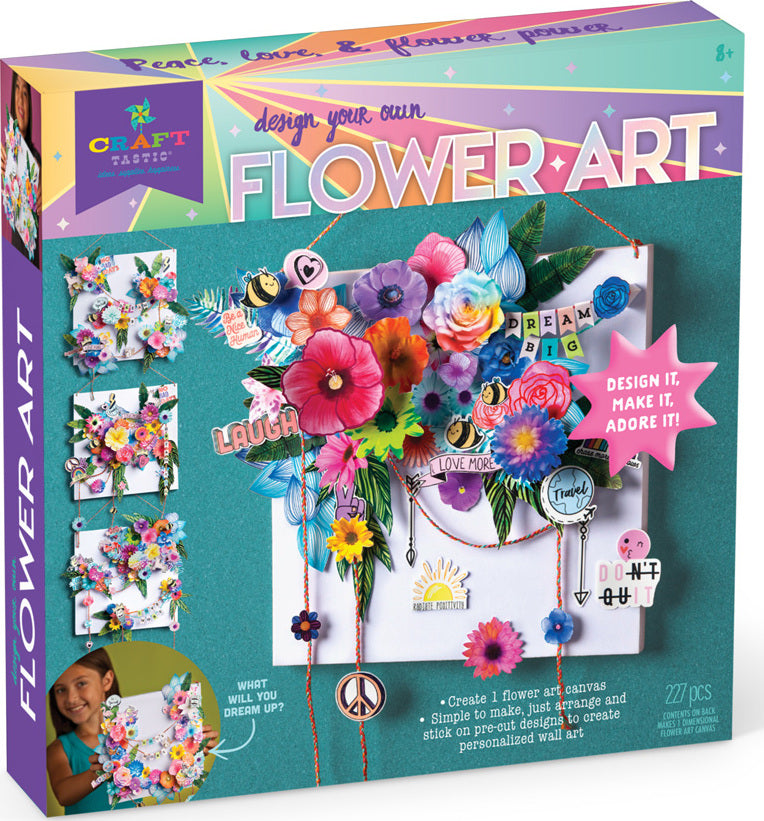 Craft-tastic DIY Flower Art