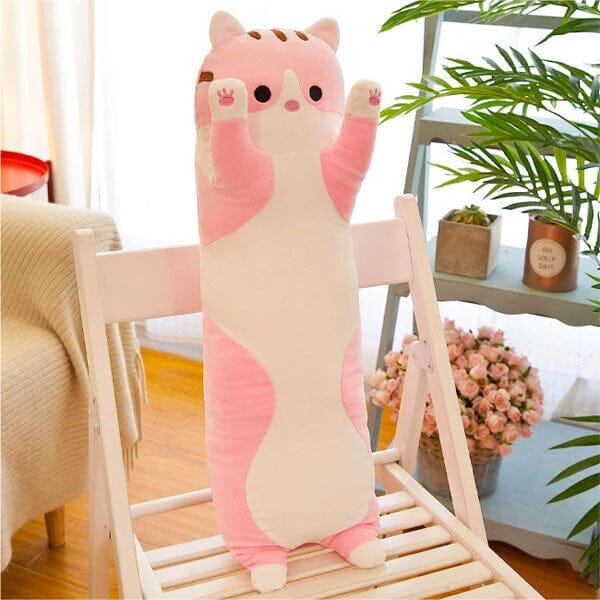 3Ft Pink Tabby Cat