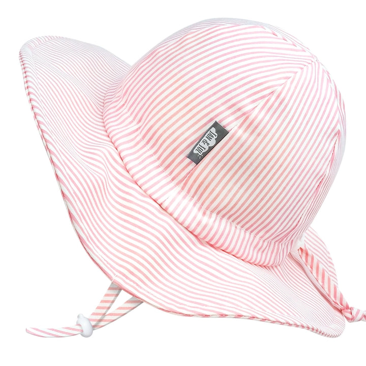 Pink Stripe Medium Floppy Sun Hat