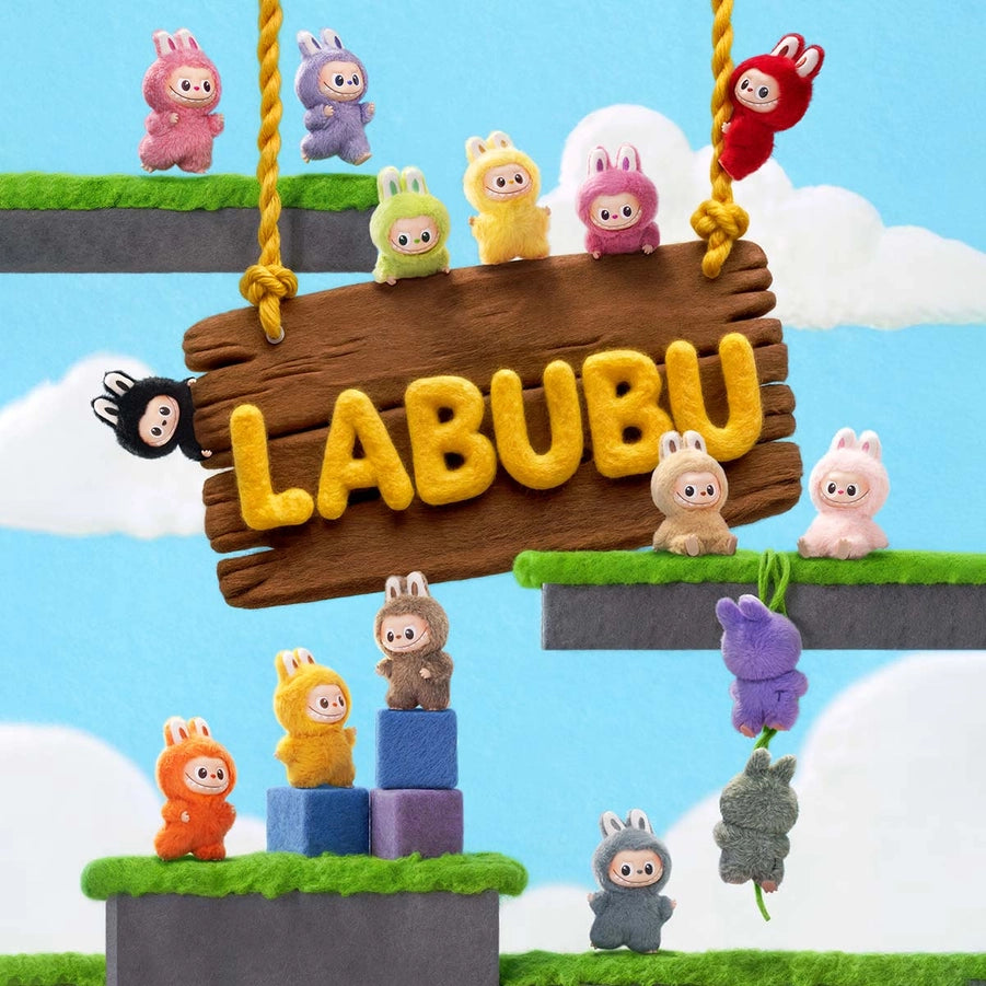 Labubu Pin For Love Monsters N-Z Individual