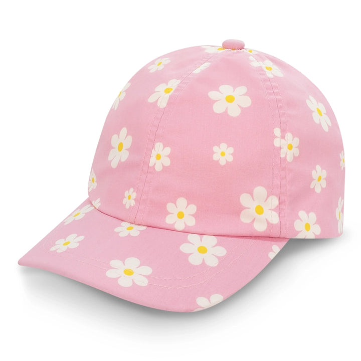 Pink Daisy Baseball Cap Large