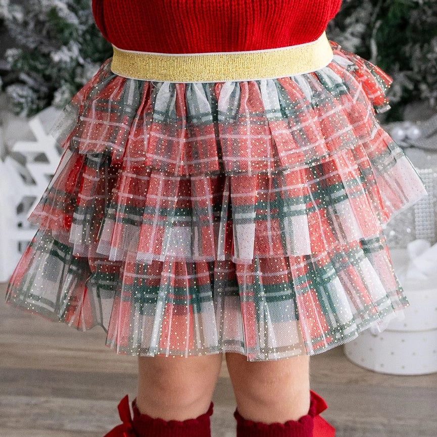 Christmas Plaid Tutu 2-4Y