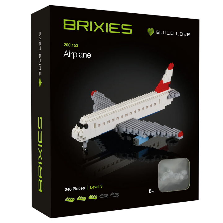 Brixies Airplane Gift Box