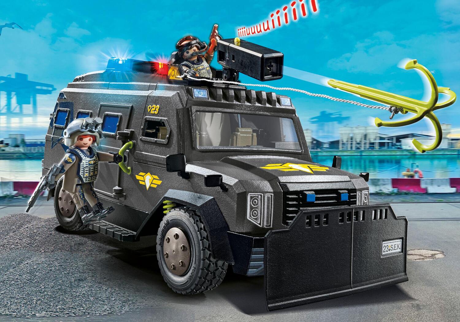 ミリタリー playmobil special Playmobil Usa Off-Road Action Weekend Warrior (58pcs) [PLM70460