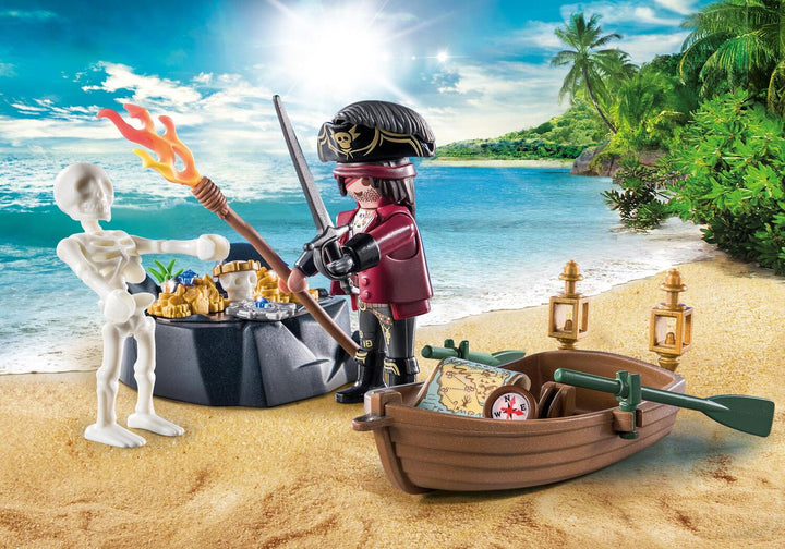 Playmobil Starter Pack Pirate with Rowing Boat