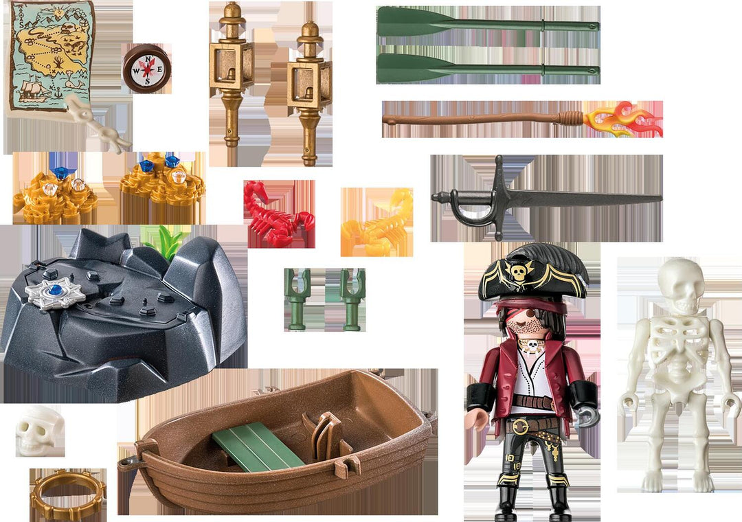 Playmobil Starter Pack Pirate with Rowing Boat