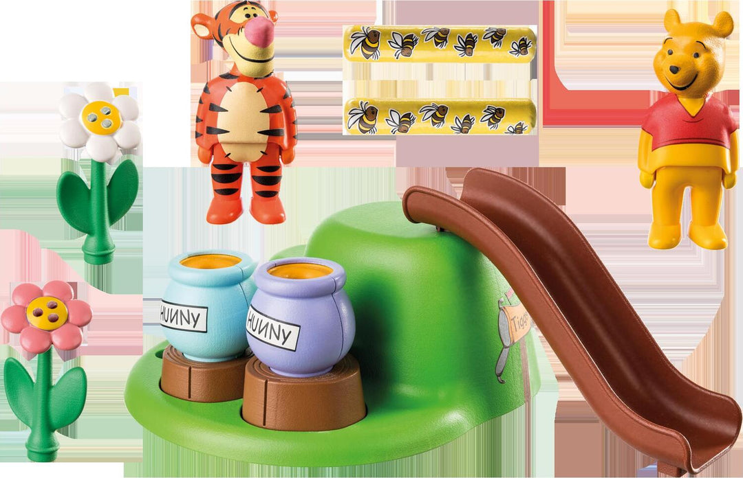 Playmobil 1.2.3 & Disney - Winnie's & Tigger's Bee Garden