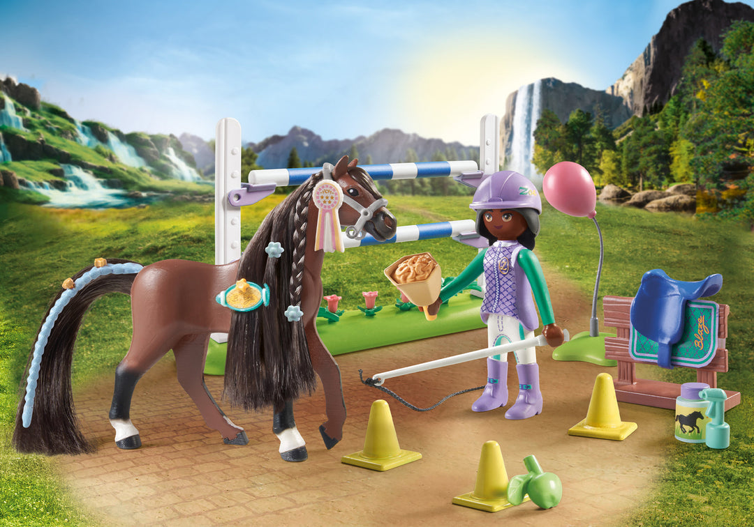 Playmobil Jumping Arena with Zoe and Blaze