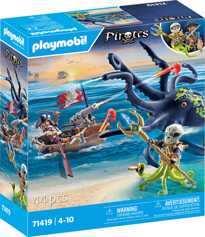 Playmobil Battle with the Giant Octopus