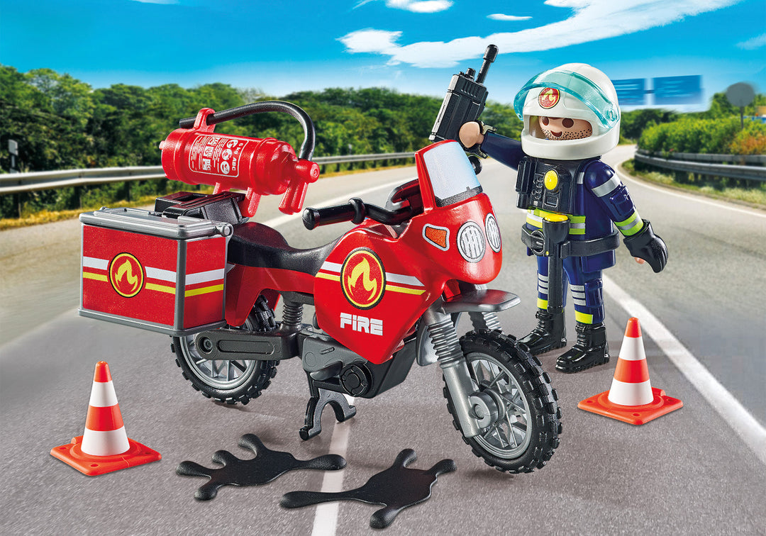 Playmobil Fire Motorcycle