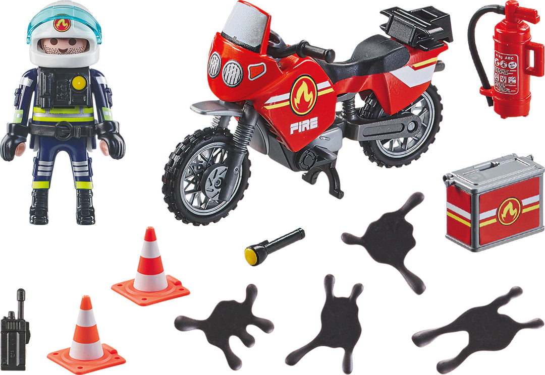 Playmobil Fire Motorcycle