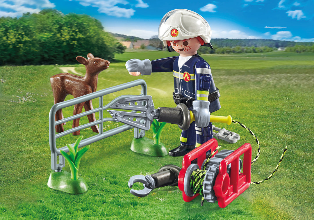 Playmobil Firefighter Animal Rescue