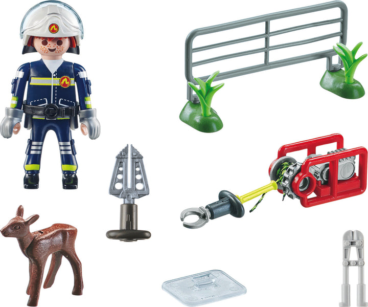 Playmobil Firefighter Animal Rescue